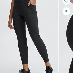 Fabletics Cold Weather Jogger, Black, Woman's XL